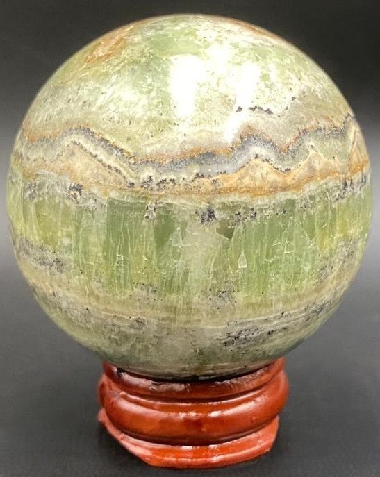 Calcit Caraibe Verde - Sfera piatra semipretioasa