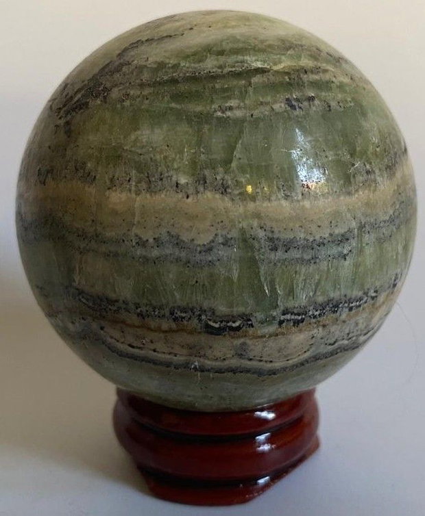 Calcit Caraibe Verde - Sfera piatra semipretioasa