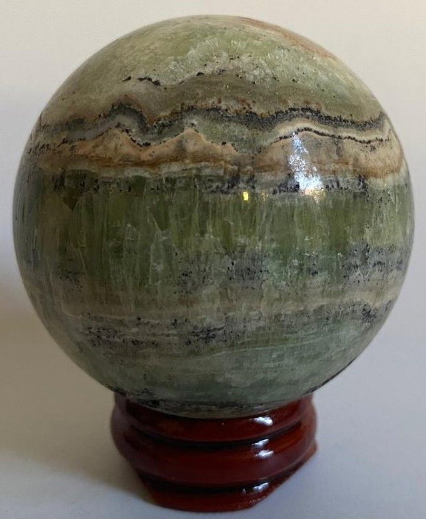 Calcit Caraibe Verde - Sfera piatra semipretioasa