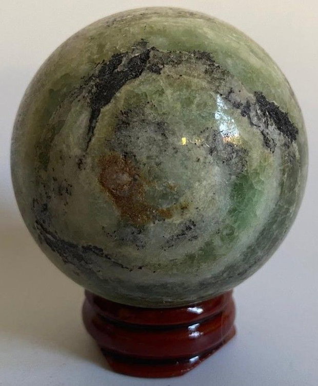 Calcit Caraibe Verde - Sfera piatra semipretioasa