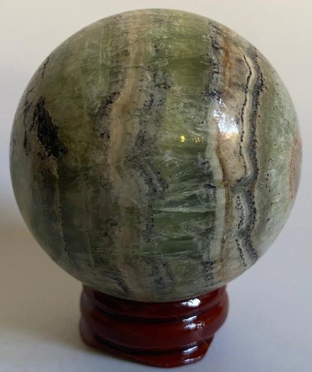 Calcit Caraibe Verde - Sfera piatra semipretioasa