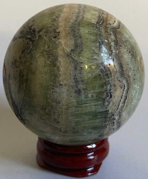 Calcit Caraibe Verde - Sfera piatra semipretioasa