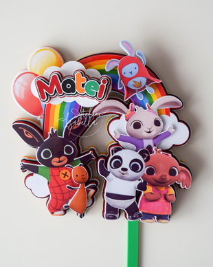 Cake topper - Iepurașul Bing și Prietenii