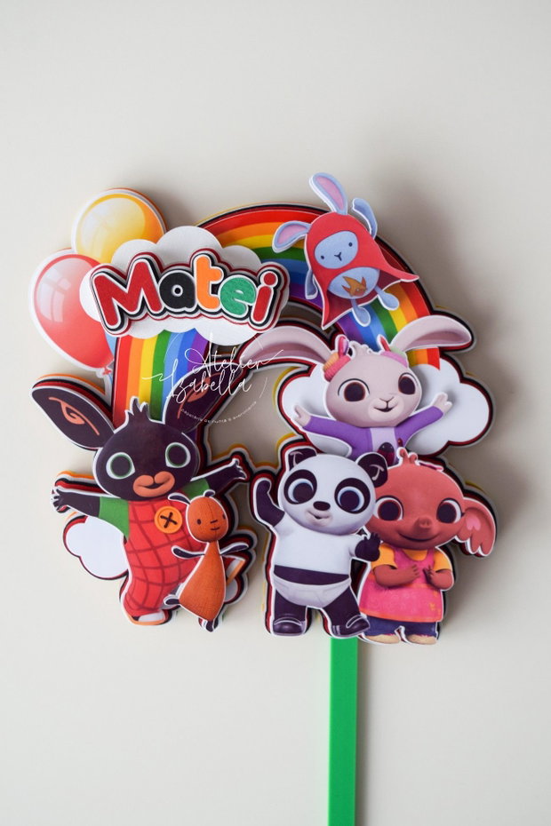 Cake topper - Iepurașul Bing și Prietenii
