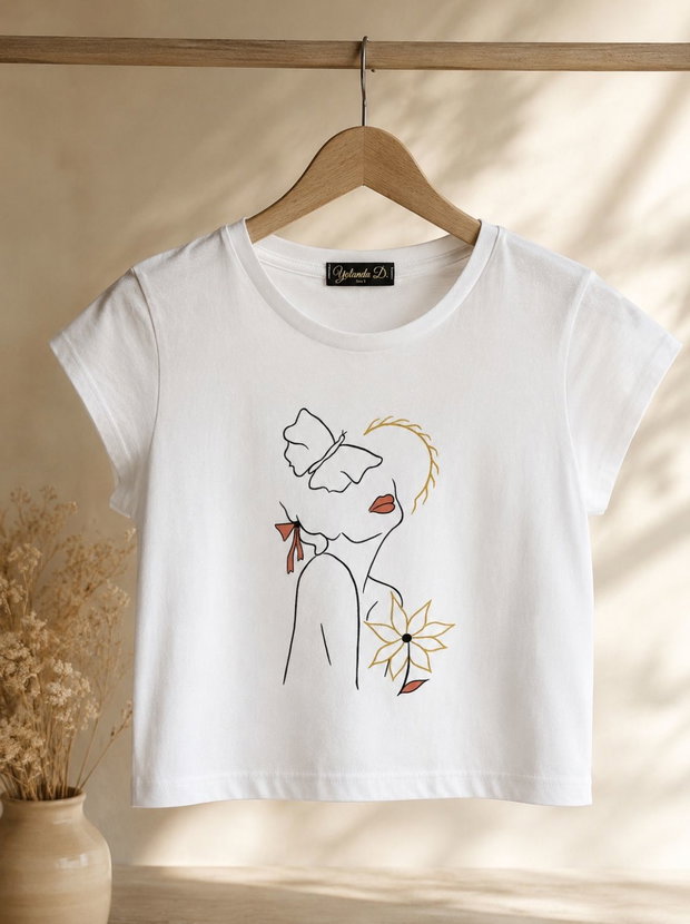 Tricou Metamorfoză Divină Pictat Manual Unicat