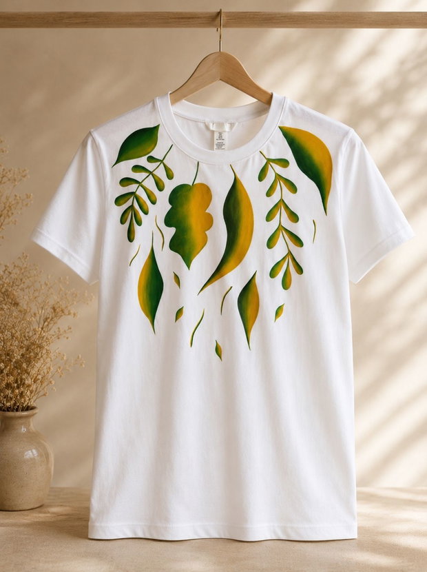 Spiritul Naturii - Tricou pictat manual