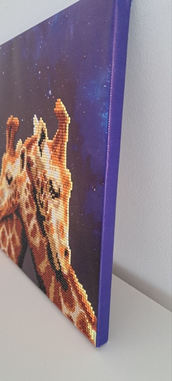 Tablou mozaic cu Diamante "Girafă"
