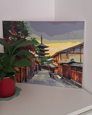 Tablou pictat (pe numere) "China"