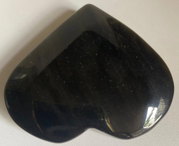 Obsidian Auriu - Inima piatra semipretioasa