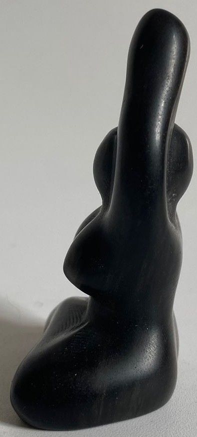 Obsidian Argintiu - Sculptura Yoga piatra semipretioasa