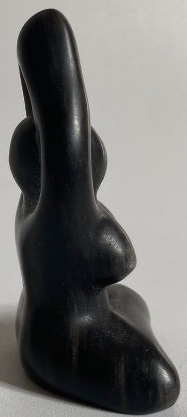 Obsidian Argintiu - Sculptura Yoga piatra semipretioasa