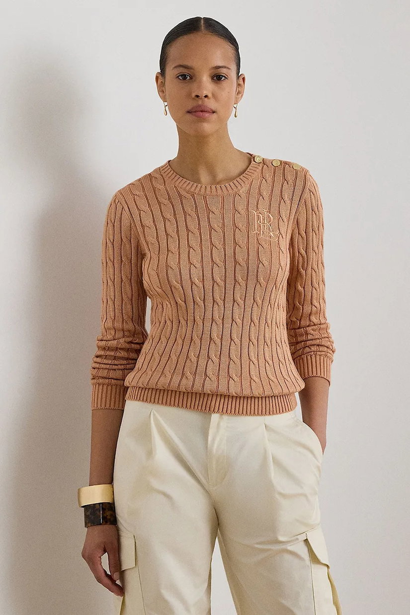 Lauren Ralph Lauren pulover pentru femei, cu bumbac