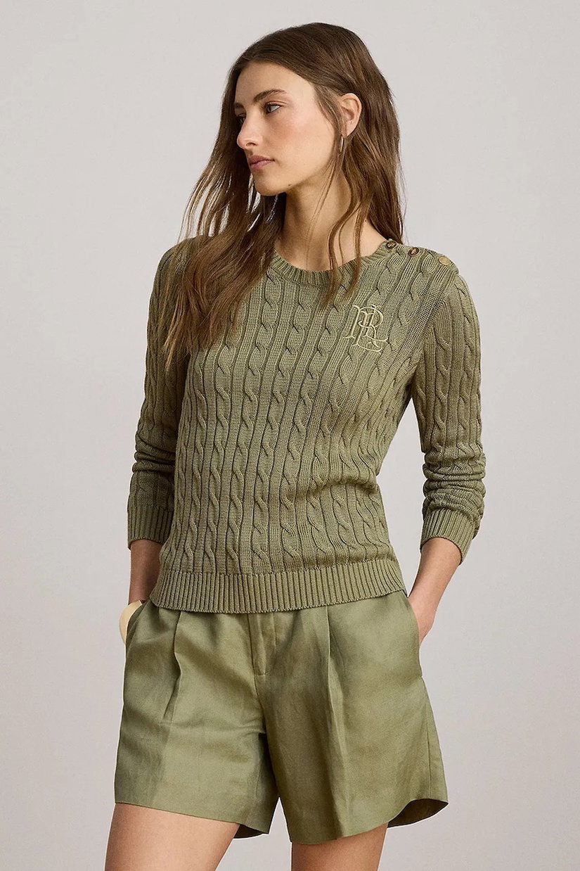 Lauren Ralph Lauren pulover pentru femei, cu bumbac