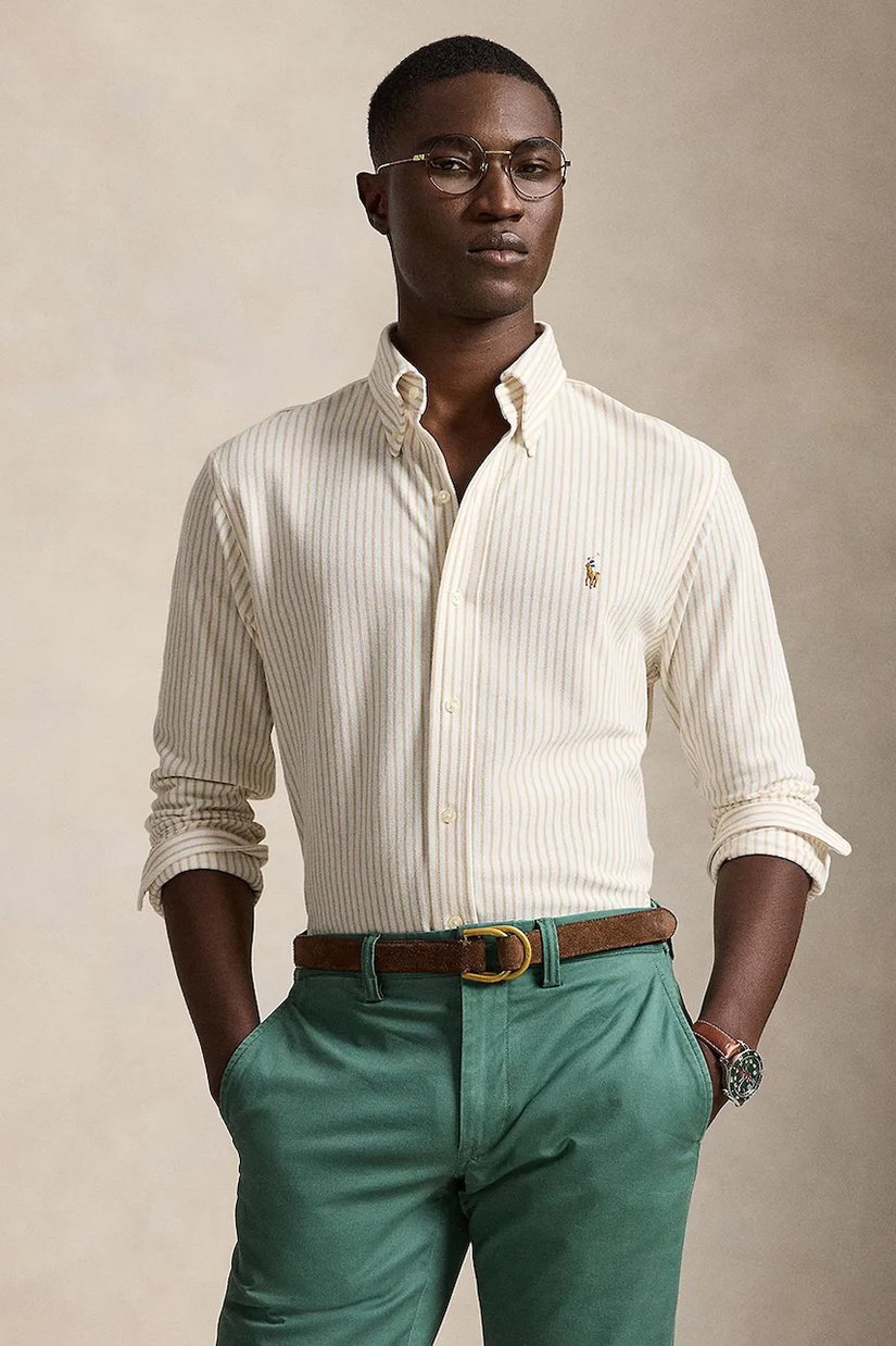 Polo Ralph Lauren cămașă pentru bărbați, din bumbac