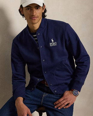 Polo Ralph Lauren hanorac cu fermoar pentru bărbați, cu bumbac