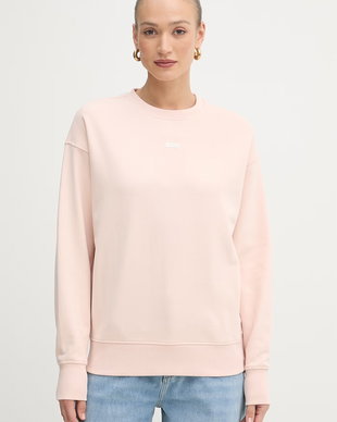 BOSS Orange hanorac oversized pentru femei din bumbac