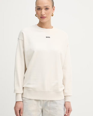 BOSS Orange hanorac oversized pentru femei din bumbac