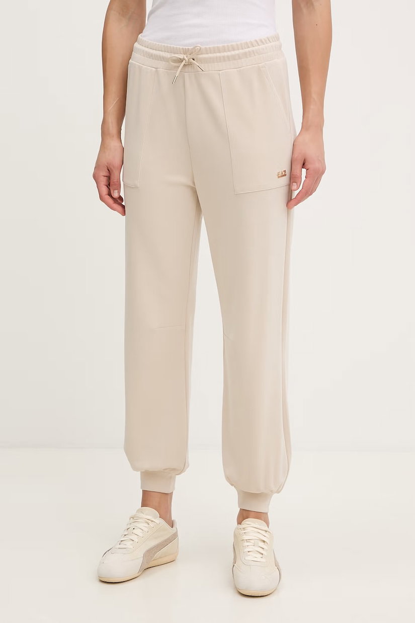 EA7 Emporio Armani pantaloni de trening pentru femei cu modal