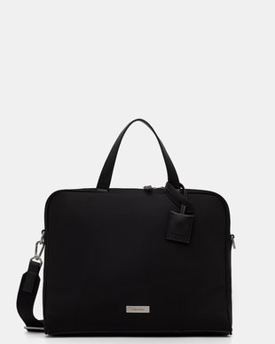 Calvin Klein husă pentru laptop pentru bărbați, cu imitație de piele