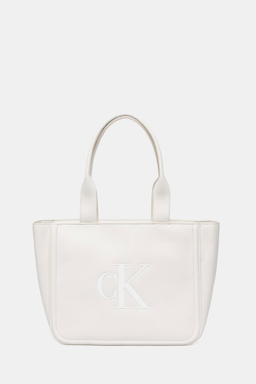 Calvin Klein geantă shopper pentru femei cu imitație de piele