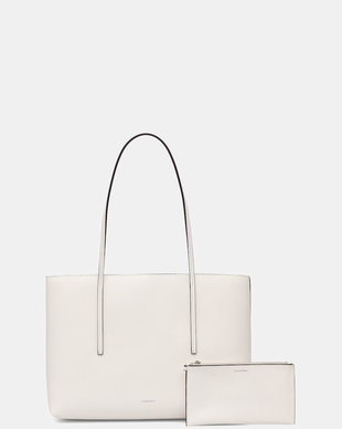 Calvin Klein geantă shopper pentru femei cu imitație de piele