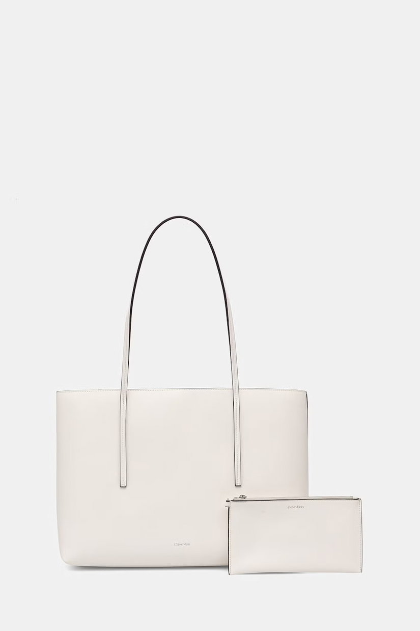 Calvin Klein geantă shopper pentru femei cu imitație de piele