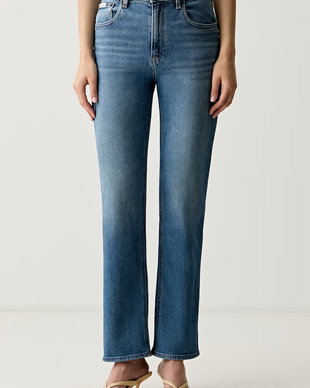 Calvin Klein Jeans blugi straight pentru femei
