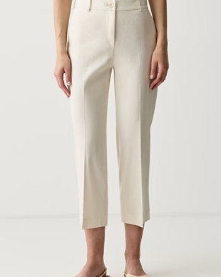 Sisley pantaloni straight pentru femei, cu in