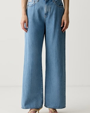 Calvin Klein Jeans blugi wide leg pentru femei