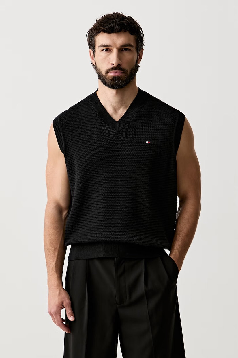 Tommy Hilfiger vestă pentru bărbați, din bumbac