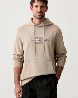 Tommy Hilfiger hanorac cu glugă pentru bărbați, din bumbac