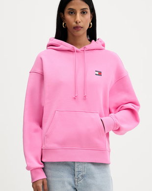 Tommy Jeans hanorac cu glugă pentru femei din bumbac