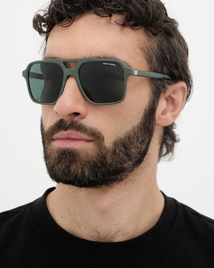 Armani Exchange ochelari de soare aviator pentru bărbați