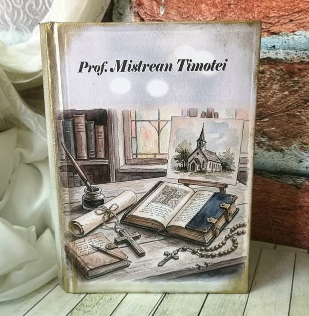 Agenda personalziata - cadou profesor Religie, preot
