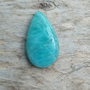 Cabochon amazonit, 30x18x6 mm