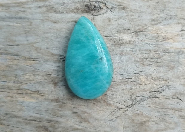 Cabochon amazonit, 30x18x6 mm