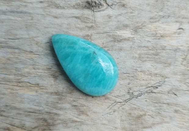 Cabochon amazonit, 30x18x6 mm