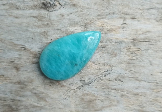 Cabochon amazonit, 30x18x6 mm