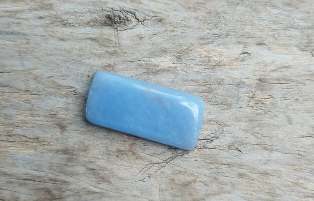 Cabochon angelit, 30x14x5 mm