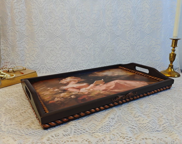 Tavă din lemn-Lady