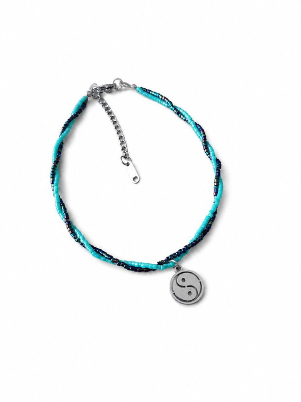 Brățară de picior boho, reglabilă, bijuterie de vară, brățară gleznă minimalistă