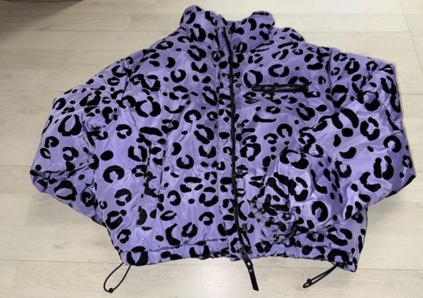 Geaca mov,animal print