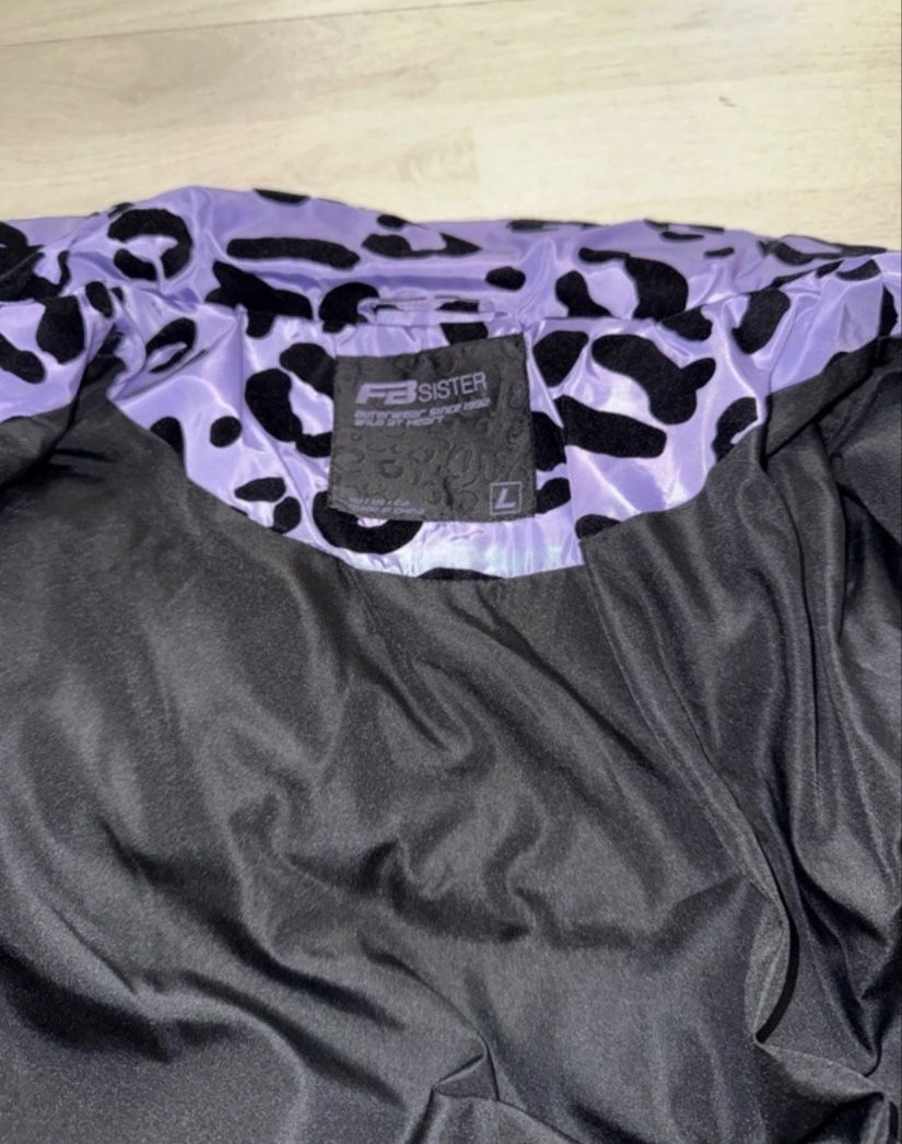 Geaca mov,animal print
