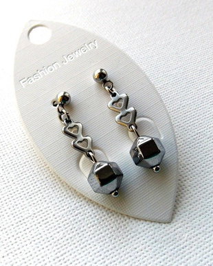 Cercei INOX*Hematit