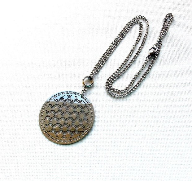 Lantisor+Pandantiv INOX*FloareaVietii