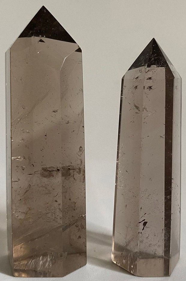 Cuart Fumuriu - Set Obeliscuri piatra semipretioasa