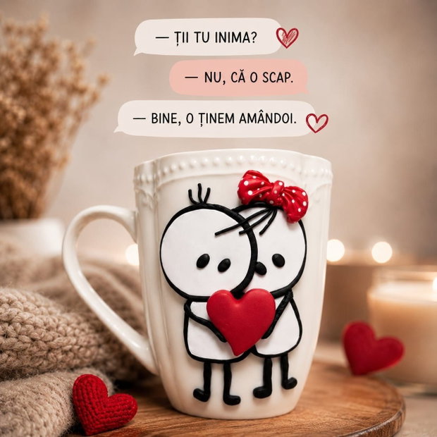 Cană personalizată. Cadou pentru cuplu