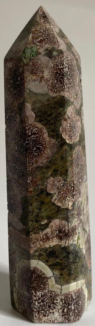 Jasp Sakura - Obelisc piatra semipretioasa