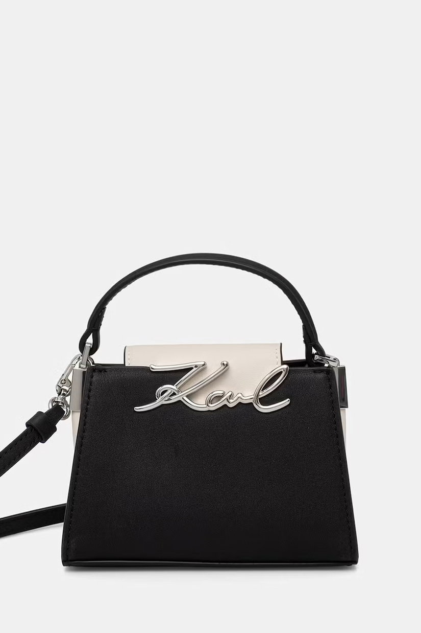 Karl Lagerfeld geantă crossbody pentru femei din piele K/SIGNATURE