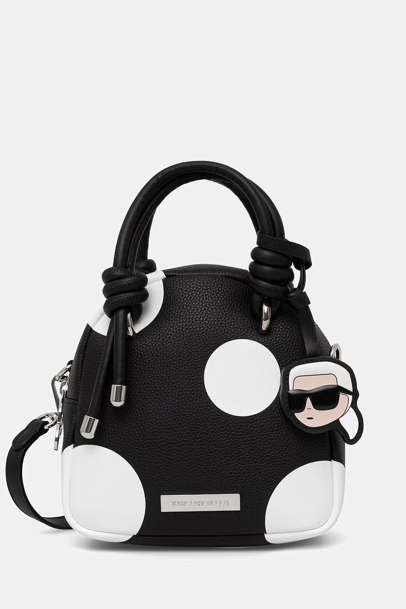 Karl Lagerfeld geantă crossbody pentru femei cu imitație de piele IKON